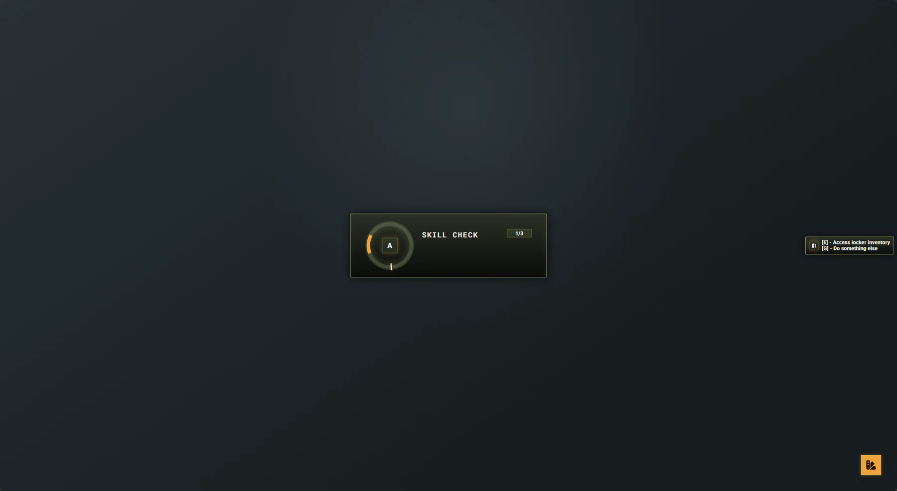 Ironclad OX interface preview showing the themed skill-check treatment.